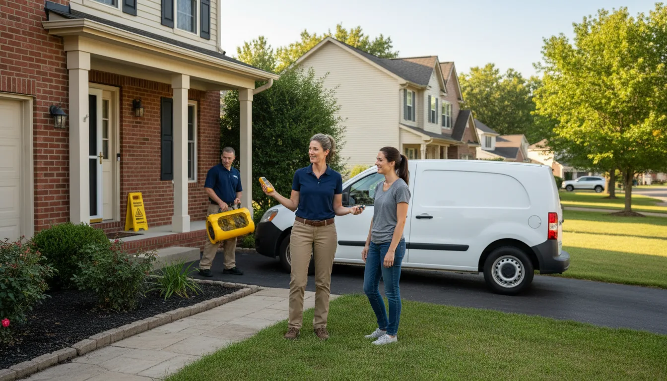 Water restoration image for Water Damage & Restoration Services in Winnebago, MN